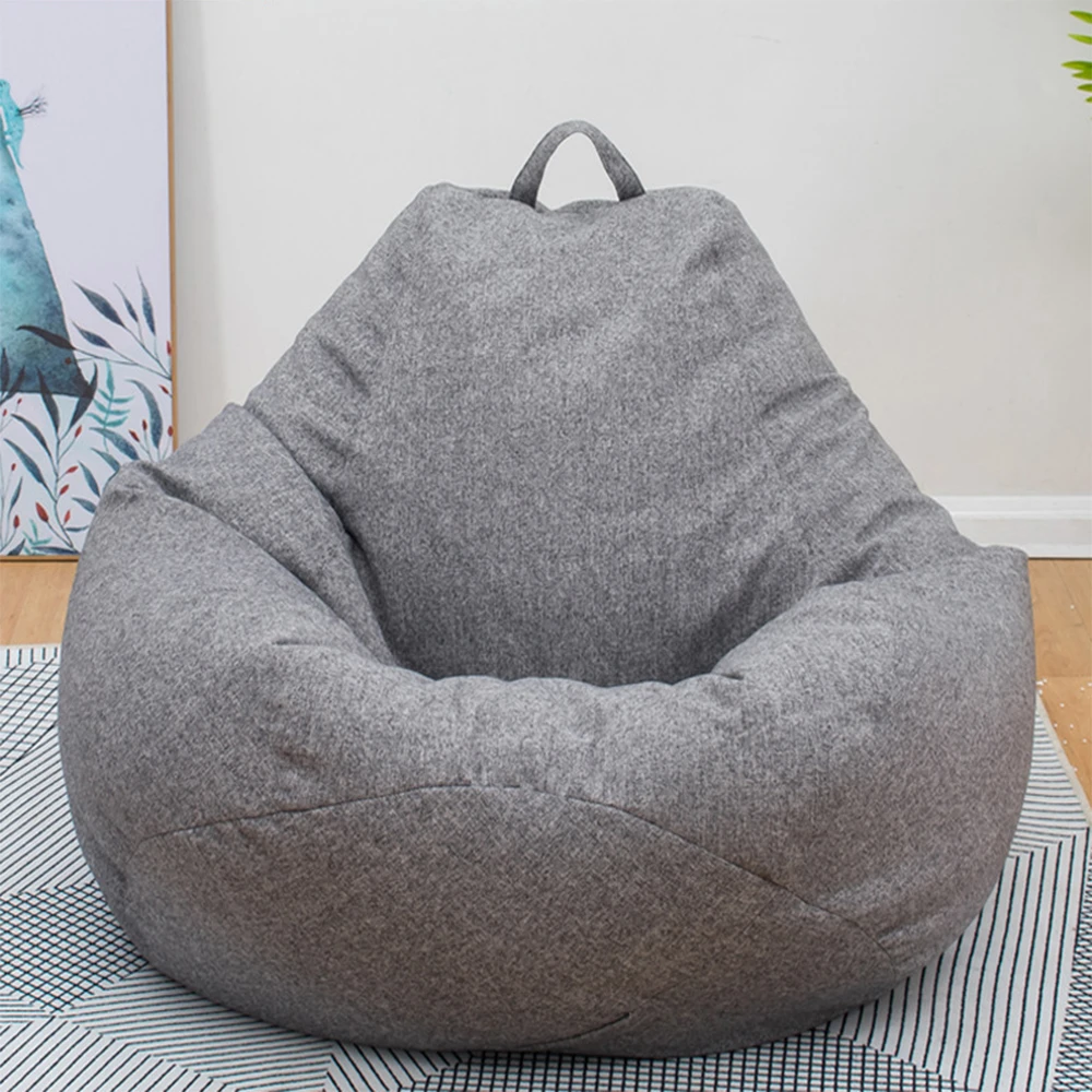Large Bean Bag Lazy Seat Chair Sofa Cover Couch Soft Fluffy Breathable Adult Child Tatami Living Room Decorative Outdoor - Image 3