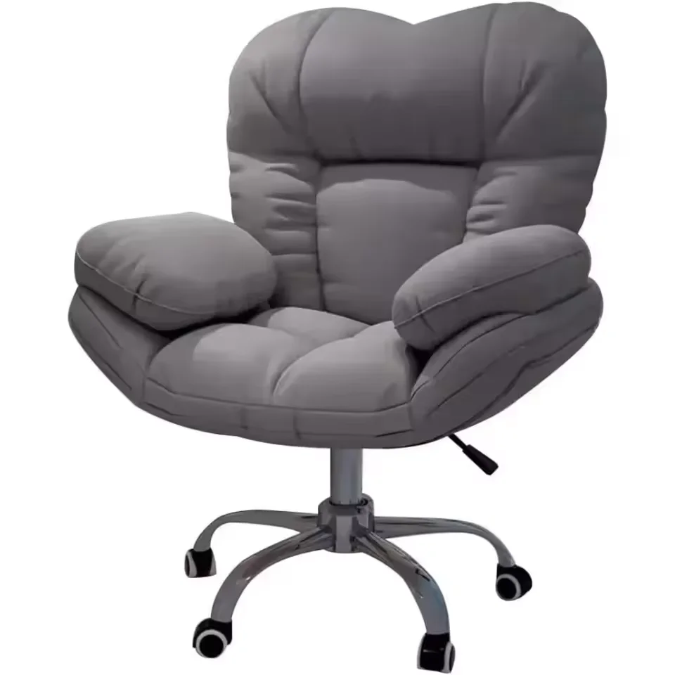 Dark Gray Recliner Gaming Chair - Home Office Desk Chair with Lift, Comfortable Armchair for Living Room & Bedroom